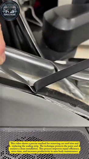 Car Roof Trim Removal & Seal Replacement | Smart Auto Body Repair Trick#mechanic #shorts #usa