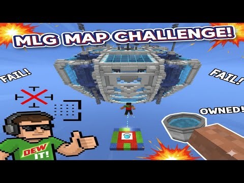 I tried mlg map in Minecraft ll funny gamepplay ll comment for next challange ll