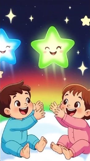 Happy Little Stars Up In The Sky ⭐🙂