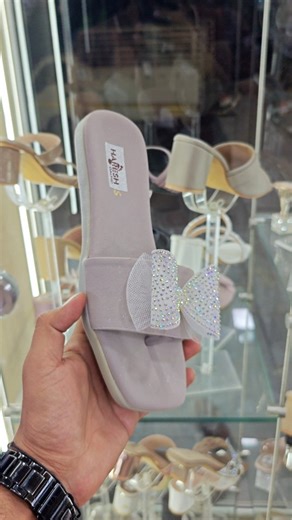 Haresh Shoes | ✨Grey Embellished Slider Flat Heel✨ Dm For Order Or WhatsApp Size: 36 to 41 🚚FREE SHIPPING ALL OVER INDIA💌 ☎️ 7385997711 📱FOLLOW OUR PAGE... | Instagram