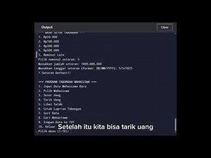 Demo vidio Algoritma Dan Pemrograman