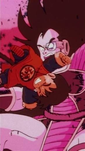 DBZ Raditz Gets Crushed By Gohan