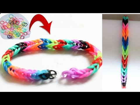 DIY Bracelet/Making Friendship band/Loom Bracelet/Rainbow bracelet/Easy Rubber craft