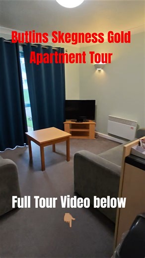 Butlins Slegness Gold Apartment🏖️ #skegness #tour #roomtour #butlins #accommodation #resort #shorts