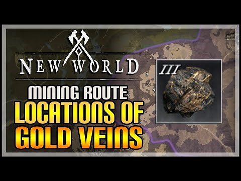 New World Gold Mining Routes