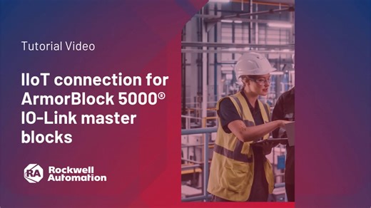 Advance your IIoT connection with the ArmorBlock 5000 IO-Link master blocks and smart devices. Discover how to set up an OPC UA for your short connection to your IT enterprise application for your IO-Link and EtherNet/IP devices. Access the tutorial here: https://rok.auto/3MGLwX8 | Rockwell Automation, Inc.