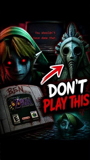 The CURSED Zelda Cartridge: Ben Drowned Explained 😱 #shorts