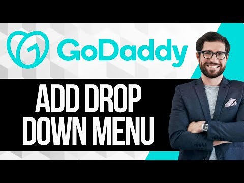 How To Create Drop Down Menu In GoDaddy Website Builder