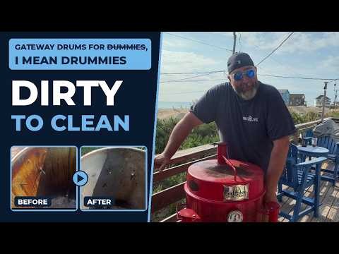 Gateway Drums for Dummies, I Mean Drummies | Ep. 2: Clean Your Drum