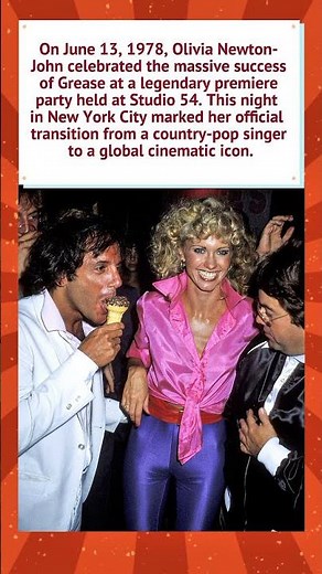 Olivia Newton-John’s Iconic Night at Studio 54 (1978) 🕺