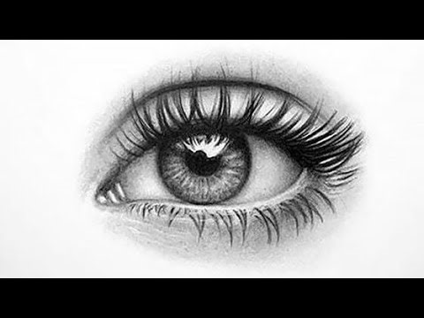 draw eye with hyper Realistic 😱❤️ || and step by step #viral #trending