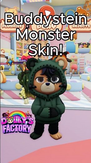 Koda Buddystein Monster skin in Roblox Dolly's Factory! #roblox #shorts #dollysfactory #fyp #shorts