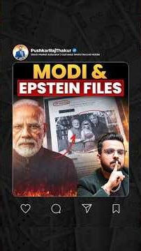 Modi & Epstein Files