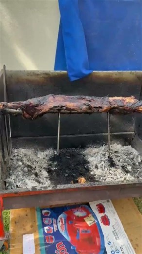 lechón #parrilla #asado #fuego