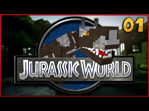 Minecraft Jurassic World - Jurassic Park - DINOSAUR ATTACK!! - “Jurassic Craft Roleplay"