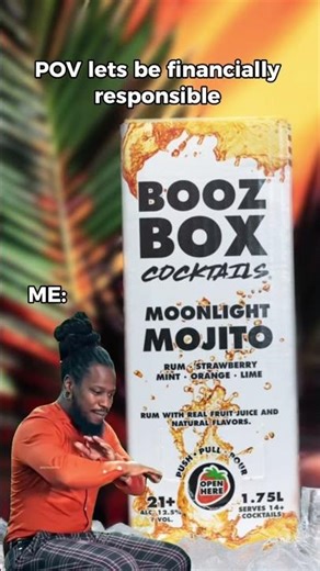 Me seeing Booz Box Moonlight Mojitos at the store #drinks #relatable