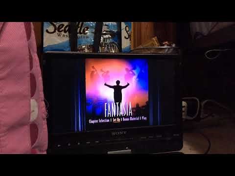 DVD menu rotation and full tour of the thx optimode Fantasia 1940 dvd 2000