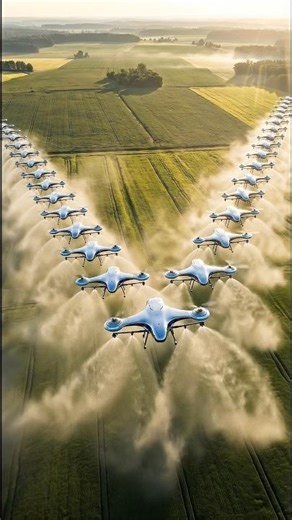 Drone Fertilizer System #DroneFarming #FutureFarm #SmartFarming