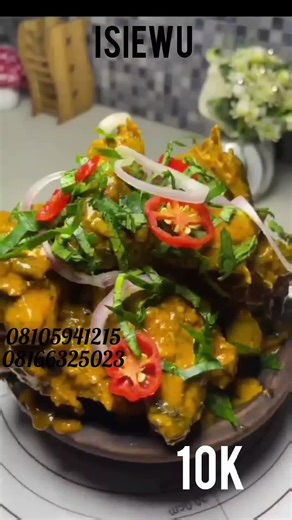 Delicious Pishu at Joyce's Kitchen in Ibadan