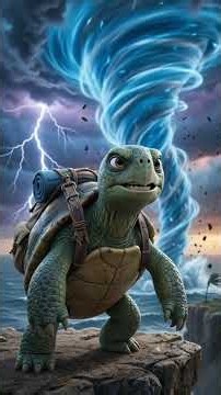 The Turtle Who Challenged the Wind 🐢🌪️ | A Story About Courage and Never Giving Up #animatedstory