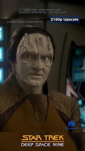 [4K] This is Extortion | 4K Upscale | Star Trek: DS9 S03E05 Second Skin #shorts #startrek #clips