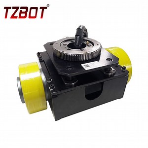 [Hot Item] Tzbot 400W 48V Motor Encoder Wheel Agv Differential Drive Wheel for Agv Material Handling Equipment