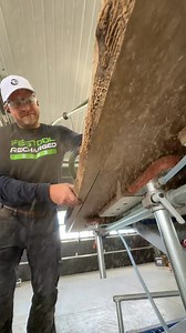 1.6M views · 12K reactions | The start of a new project which is a big Walnut conference table. First up is to get the 2.5” thick slabs cut to size and parallel with the Festool TS 75 track saw before getting them ready for glue up | The Dusty Lumber Co. | Facebook