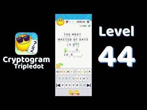 Cryptogram Tripledot Level 44 Answer | SolutionGuruji