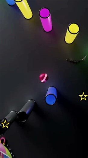 Marble Music B1 - Rainbow Umbrella Baby Drop #musicmarble #marblesrace