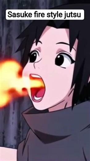 sasuke fire style jutsu 46/100