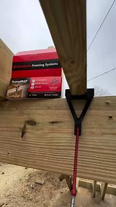 “This product is 100% recommended” - @thetwobrothercarpenter FrameFAST is the ideal alternative to hurricane ties, eliminating the need for pneumatic nailers, hoses, or compressors. From roof trusses, to wall studs, to deck joists, FrameFAST is a secure fastener meant for multiple projects. Will you use FrameFAST on your next project? 🎥: @thetwobrothercarpenter #FastenMaster #FastenMasterPRO #PRODriven #FrameFAST #RoofTrusses | FastenMaster