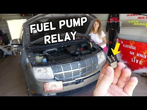LINCOLN MKX FUEL PUMP RELAY LOCATION REPLACEMENT. LINCOLN NOT STARTING