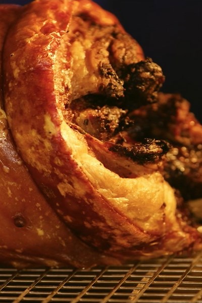 Perfect porchetta, crispy pork belly and loin roast