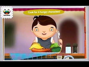 Toca Kitchen 1 Review and Gameplay | KIDS Mobile TV