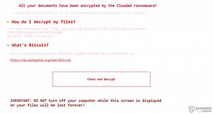 Clouded Ransomware – Remove and Restore .Cloud Files