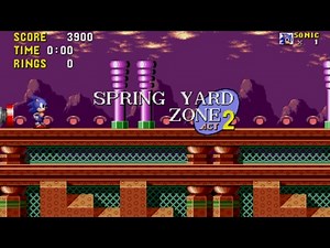 Sonic the Hedgehog Mobile Walkthrough Spring Yard Zone Act 2