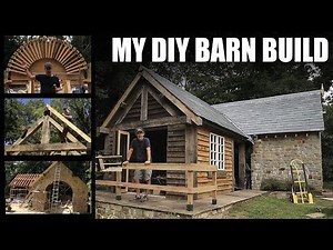 DIY BARN BUILD E37: OAK CLADDING & LANDSCAPING