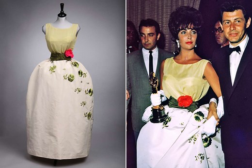Elizabeth Taylor's 1961 Oscars Dress Discovered in Suitcase Decades After Event