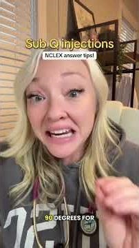 bcutaneous (SubQ) Injections NCLEX Must-Know 💉For full video and caption…please see Insta or FB