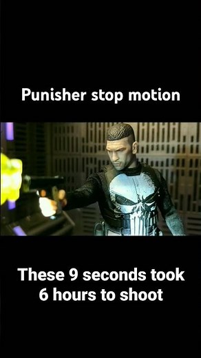 The Punisher stop motion #marvel #mezcotoys #punisher #stopmotion #slowmotion
