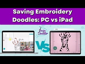 Saving Designs on PC vs iPad - Design Doodler Embroidery Software
