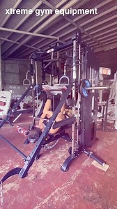 xtreme multi function smith/rack version 3 👉🏾heavy duty 👉🏾selectorized 220lbs x 2 👉🏾jammer attachment 👉🏾leg press attachment 👉🏾land mine 👍and more X T R E M E G Y M E Q U I P M E N T | Xtreme Gym Equipment