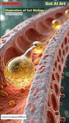 How Your Gut Absorbs Glucose Animation | Gut AI Art | 09