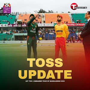 173K views · 3.6K reactions | Toss Update | Bangladesh vs Zimbabwe | 1st T20i | T Sports | Facebook
