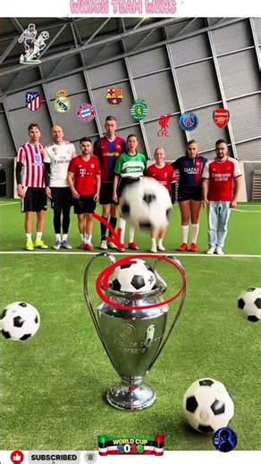 Only ONE Ball Goes In The Cup... Can You Guess Which? ⚽🥶