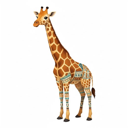 10 Giraffe Clipart Pngs: Neutral Nursery Collection, Commercial Use Sublimation Graphics, High-res Transparent Animal Bundle - Etsy