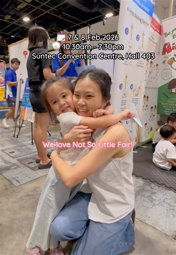 Letting our legs lead us to Not So Little Fair 😜 Two days of fun, learning, and discovery – from top enrichment schools and exciting workshops to toys, baby care essentials, and exciting stage performances the whole family will love 💛 If you haven’t dropped by yet, there’s still time! 😙 🗓️ 7 & 8 Feb 2026 📍 Suntec Convention Centre, Hall 403 🎟️ Free admission See you at day 2 of the happiest kids fair in Singapore!