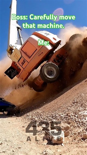 I wanna be a construction worker when I get big. 🦺💪. #heavyequipment #construction #fail