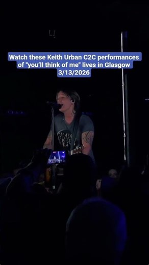 Keith Urban brings country magic to Glasgow at the C2C Festival. 🇬🇧 #c2c #glasgow #british #viral
