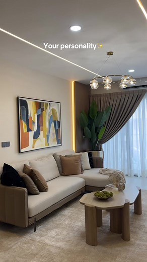 Designing spaces that look good and feel like you🙂‍↕️💜#fyp #interiordesign #airbnbdesign #livingroomdesign #purplesquareinterior